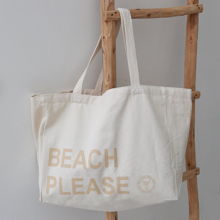 Love Ibiza strandtas. Beach please. Beige, zand