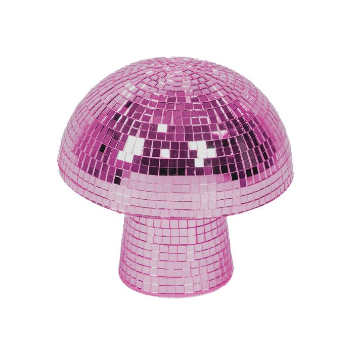 Disco Mushroom. Discobal in de vorm van een paddenstoel. Roze