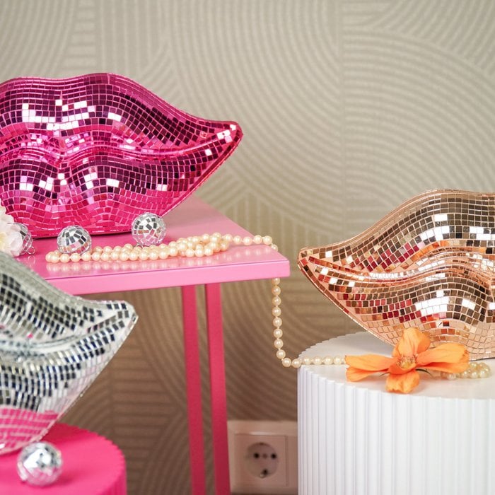 Disco Lips. Discobal in de vorm van lippen