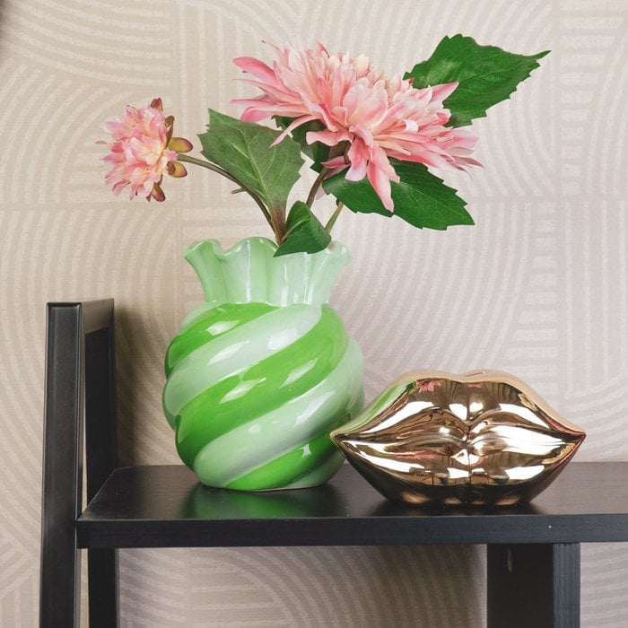 Swirl vaas groen/mint. Snoepjes vaas