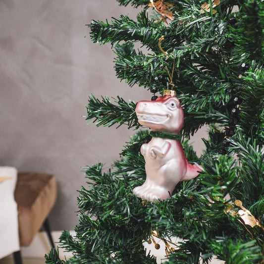 Ornament dino. Feestelijke kerstdecoratie