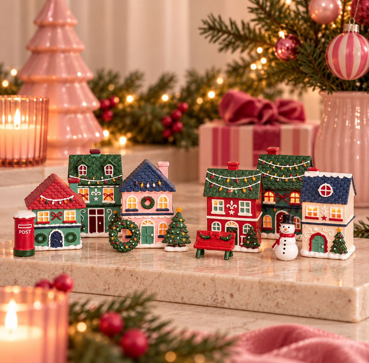 Adventskalender Christmas Street | 12 Dagen Aftellen met Mini Kerstdorpje om te Verzamelen