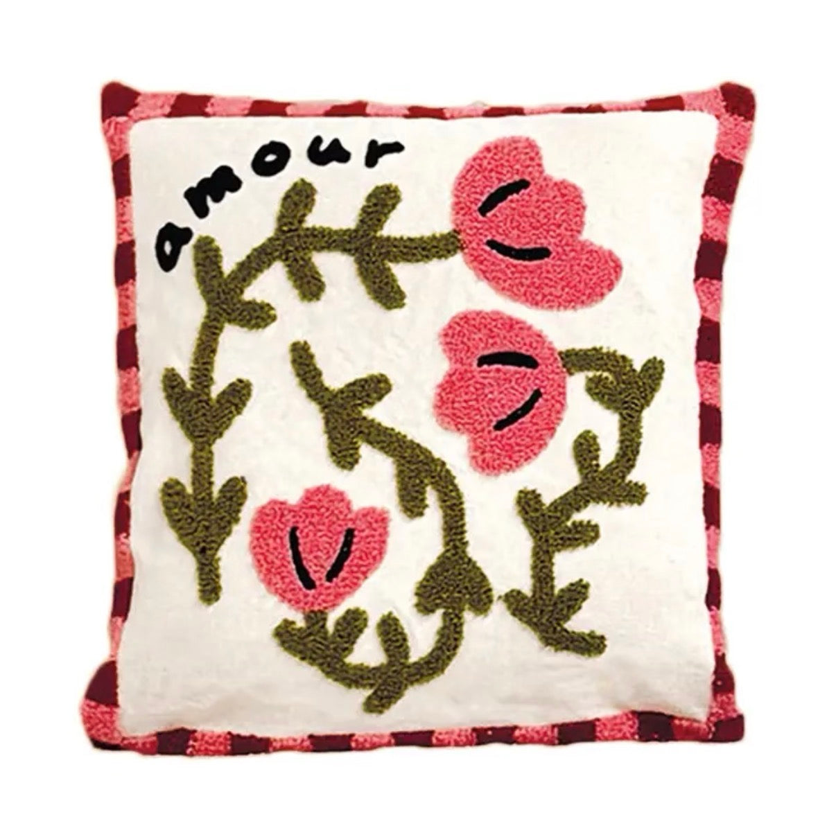 Sierkussen Amour Bloem – 40x40 cm