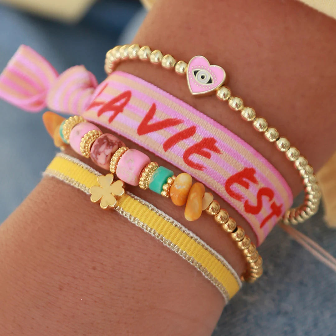 Love Ibiza kleurrijke armbanden