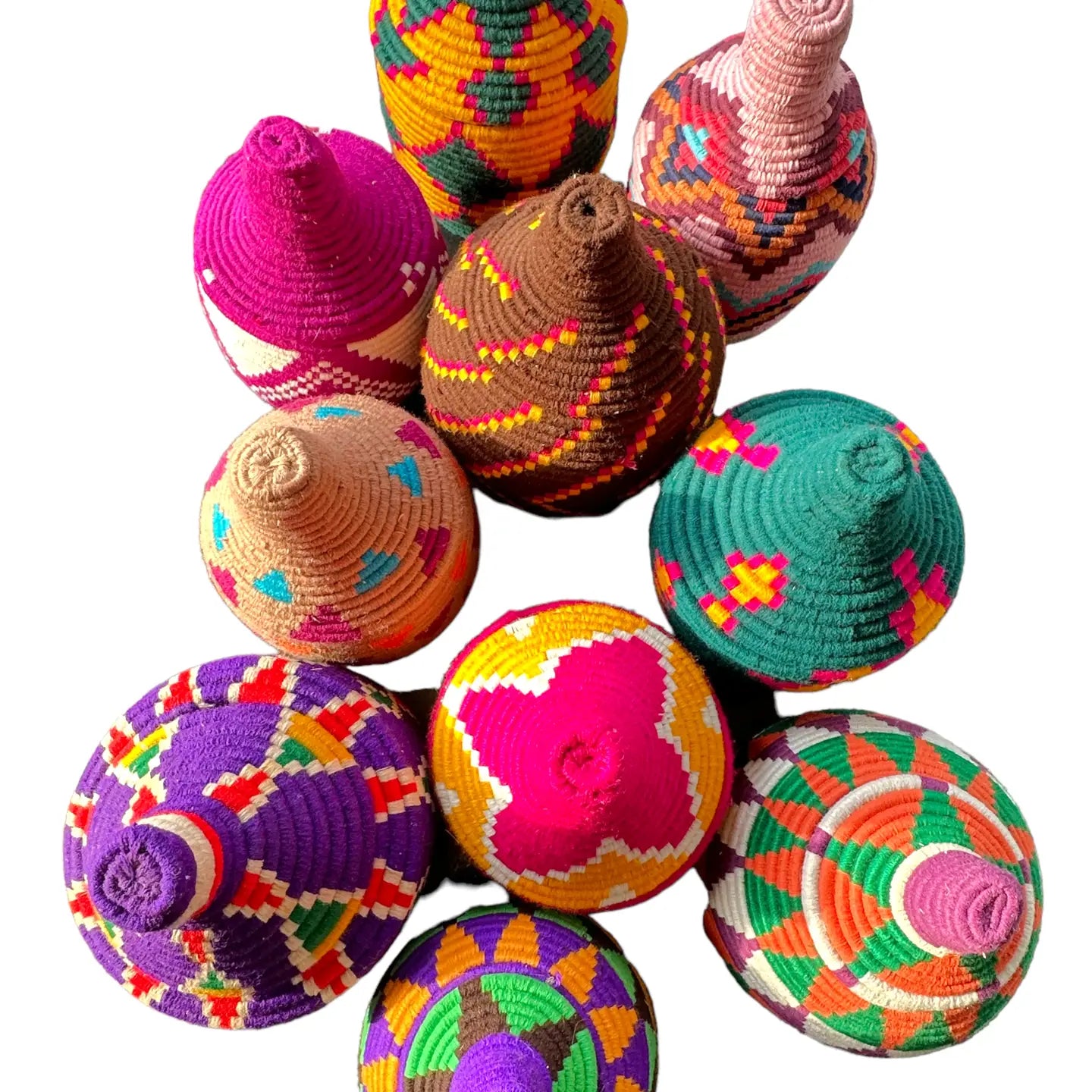 Kleurrijke Berber mandjes bij Miss Color 