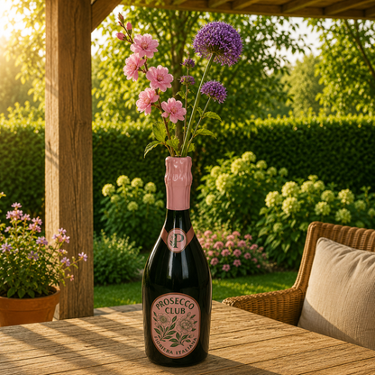 Prosecco Flesvaas Keramiek – Vaas in wijnfles-vorm 32 cm