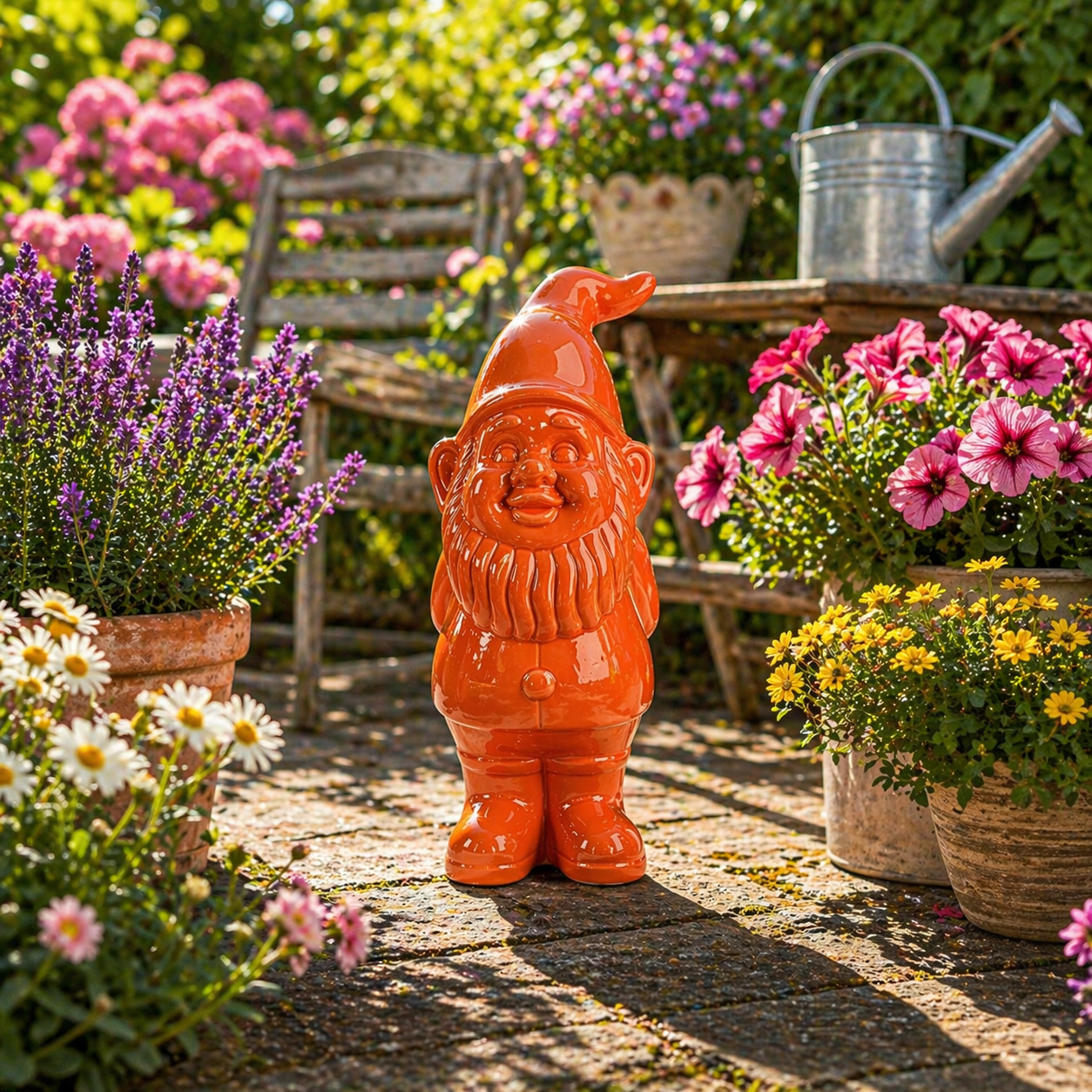 Mini Tuinkabouters Keramiek – 10 cm – Verkrijgbaar in 7 Kleuren