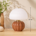 Tafellamp van glas – Mokka, Roze of Geel
