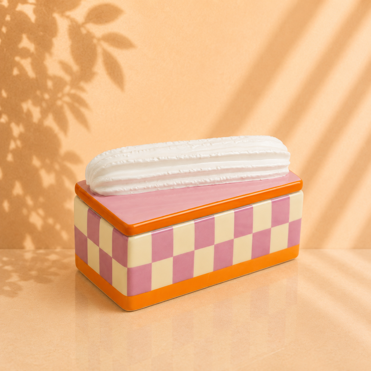 Bewaarpot Tompouce Keramiek in roze of groen (Roze)