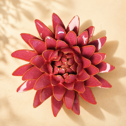 Keramische wandbloem Strobloem – Blushroze