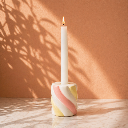 Kandelaar in de vorm van een marshmallow