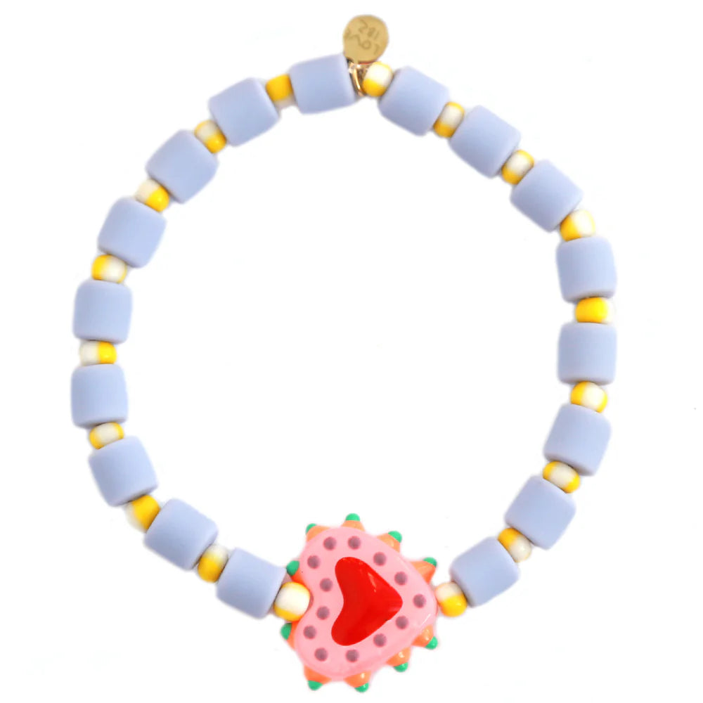 Love Ibiza kralenarmband. Lila. Sieraden bij Miss Color