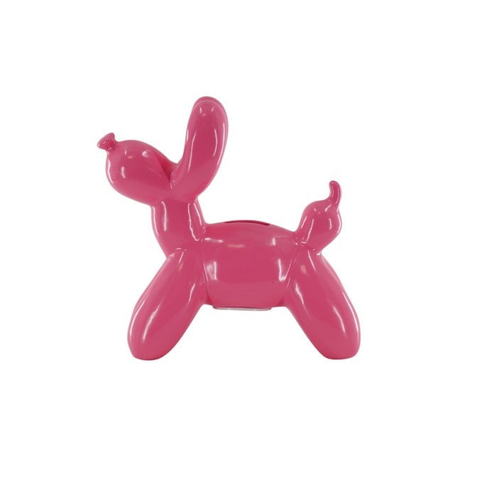 Balloondog spaarpot felroze 