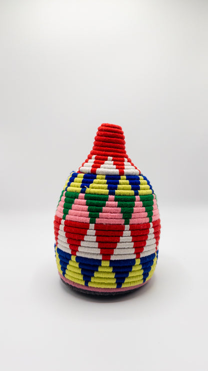 Handgeweven mandje uit Marokko. Opbergmand 