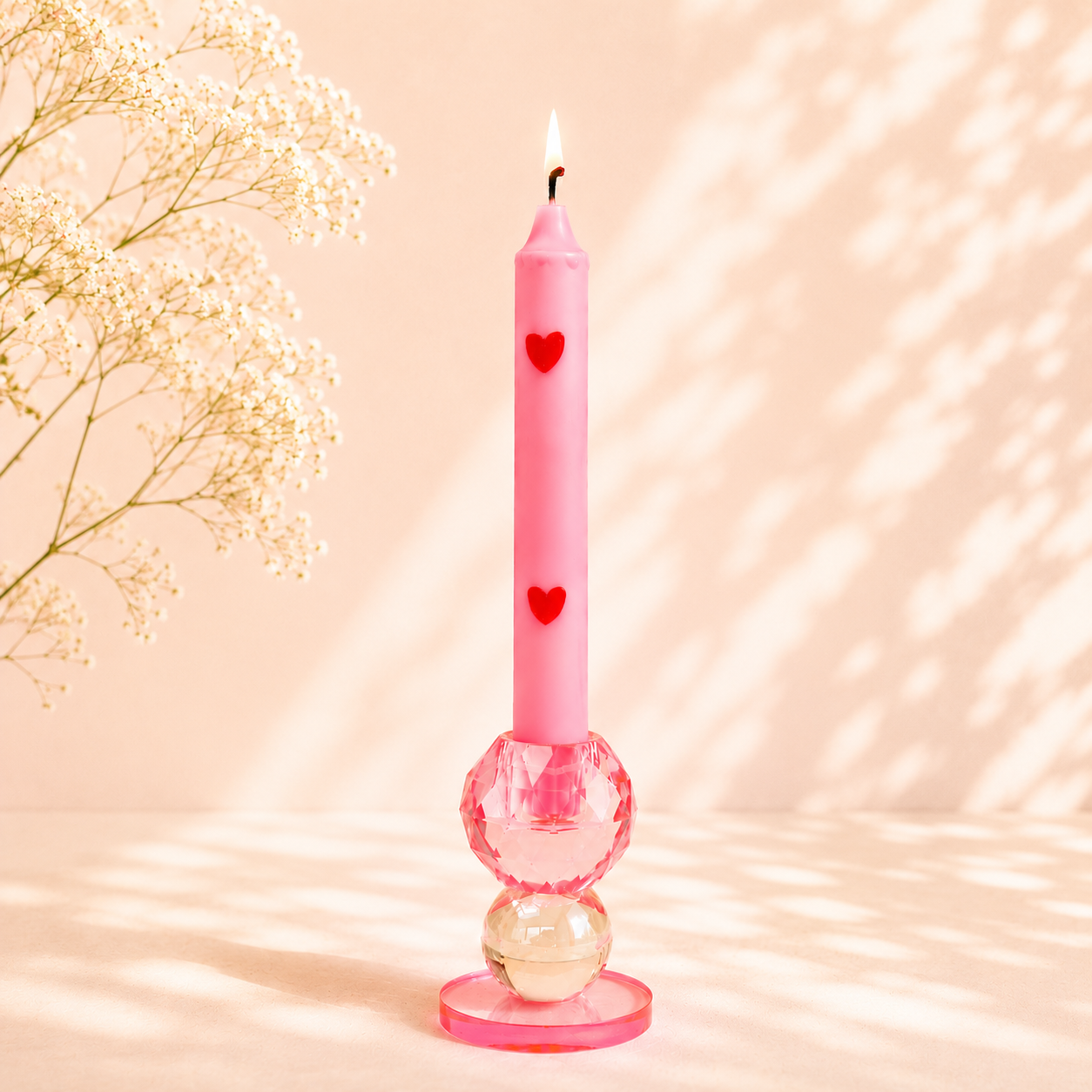 Glazen Kandelaar Radiant – Luxe Kandelaar Glas – 6x6x8 cm