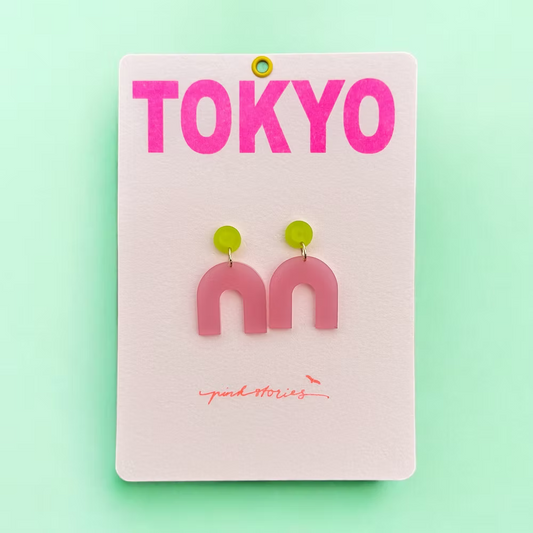 Kleurrijke oorbellen Tokyo 