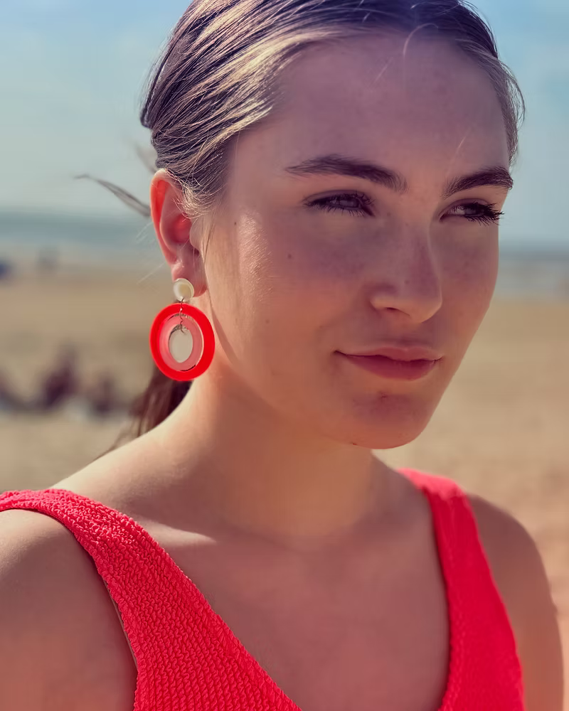 Kleurrijke oorbellen Nizza 