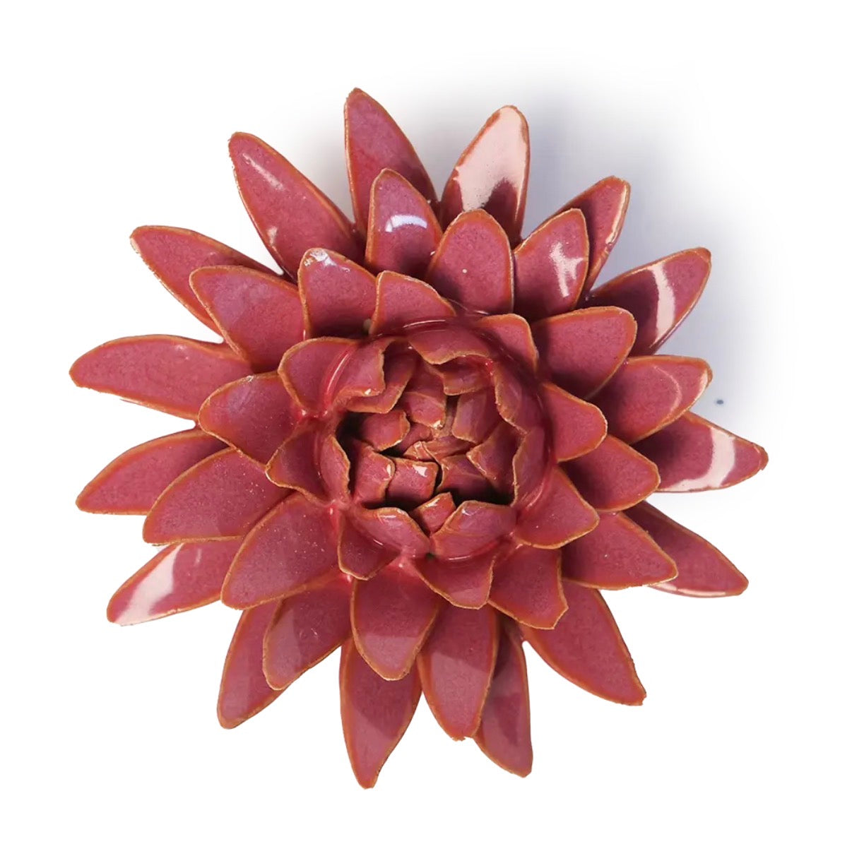 Keramische wandbloem Strobloem – Blushroze
