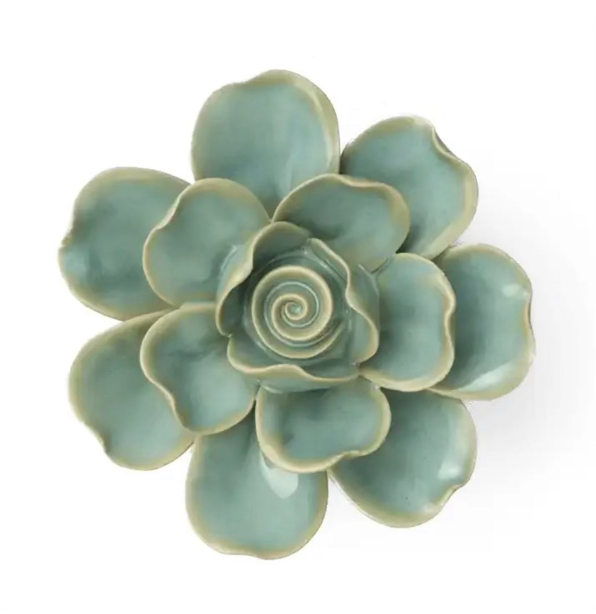 Keramische wandbloem Gardenia – Oceaan