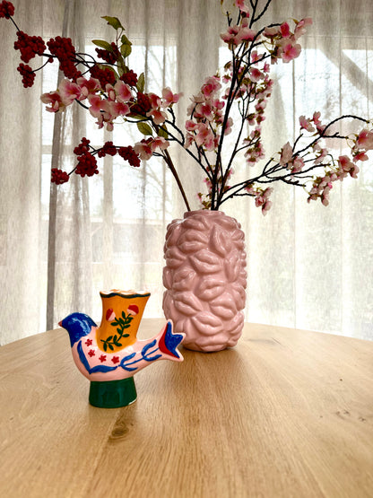 Kandelaar Vogel - aardewerk