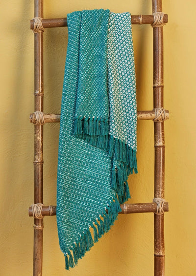 Handgeweven Katoenen Deken – Duurzame Kleurrijke Plaid van Katoen (125x150 cm)