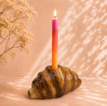 Croissant Kandelaar Keramiek – Franse Food Decoratie – 14,5 cm