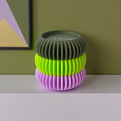 Kandelaar voor dinerkaars en voor stompkaars