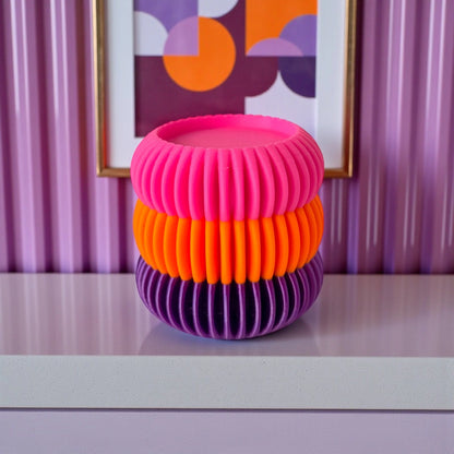 Kandelaar voor dinerkaars en voor stompkaars