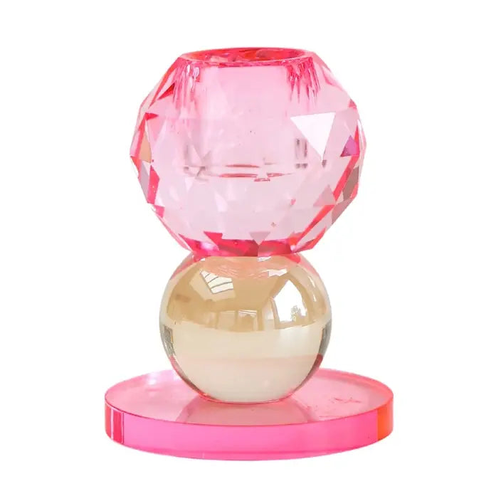 Glazen Kandelaar Radiant – Luxe Kandelaar Glas – 6x6x8 cm