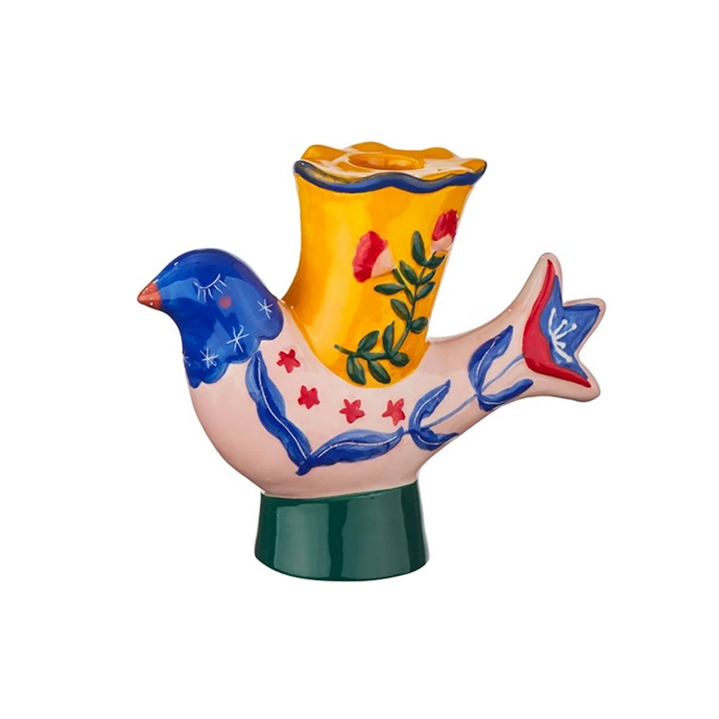 Kandelaar Vogel - aardewerk