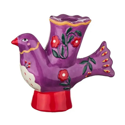 Kandelaar Vogel - aardewerk
