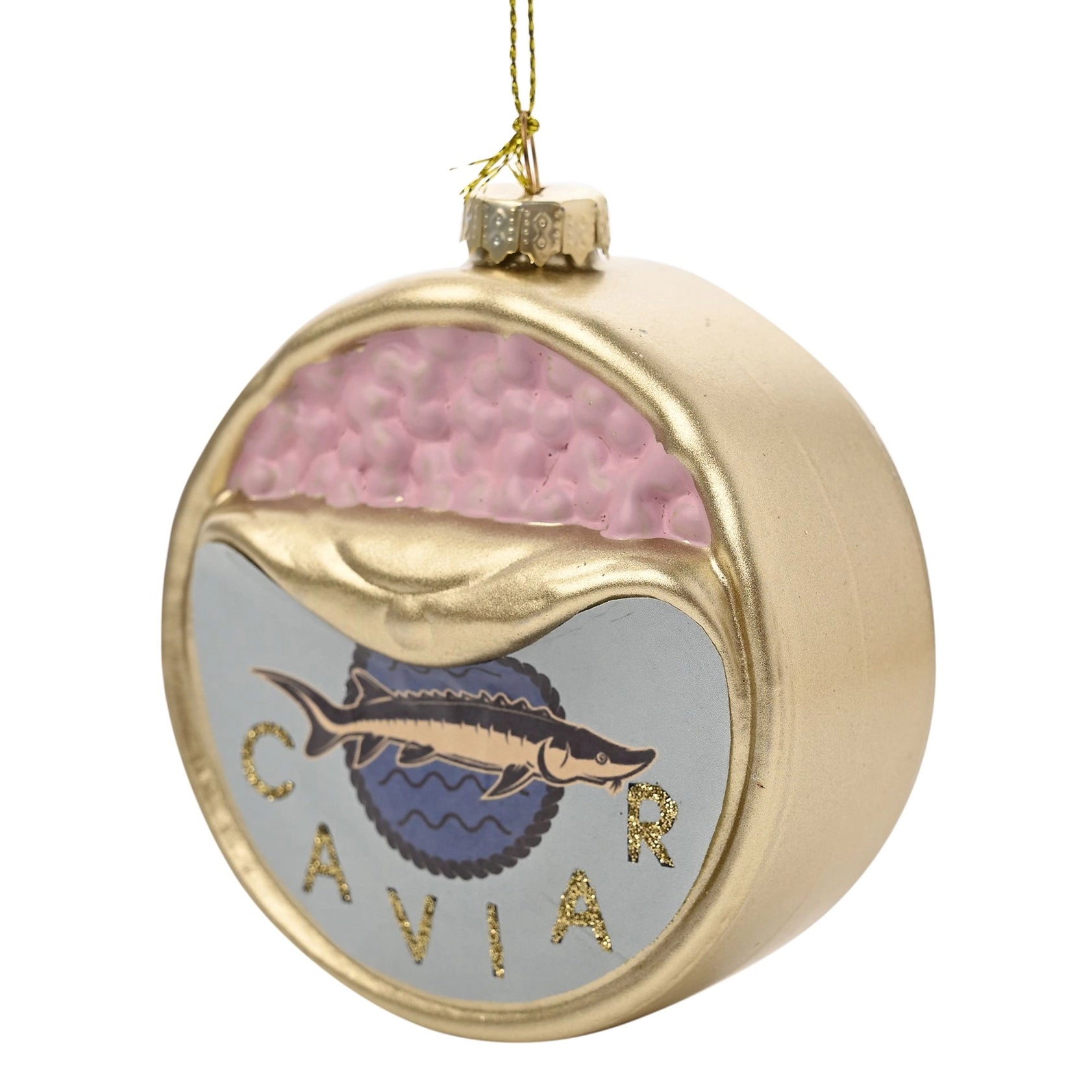 Kerstboom hangornament kaviaar 