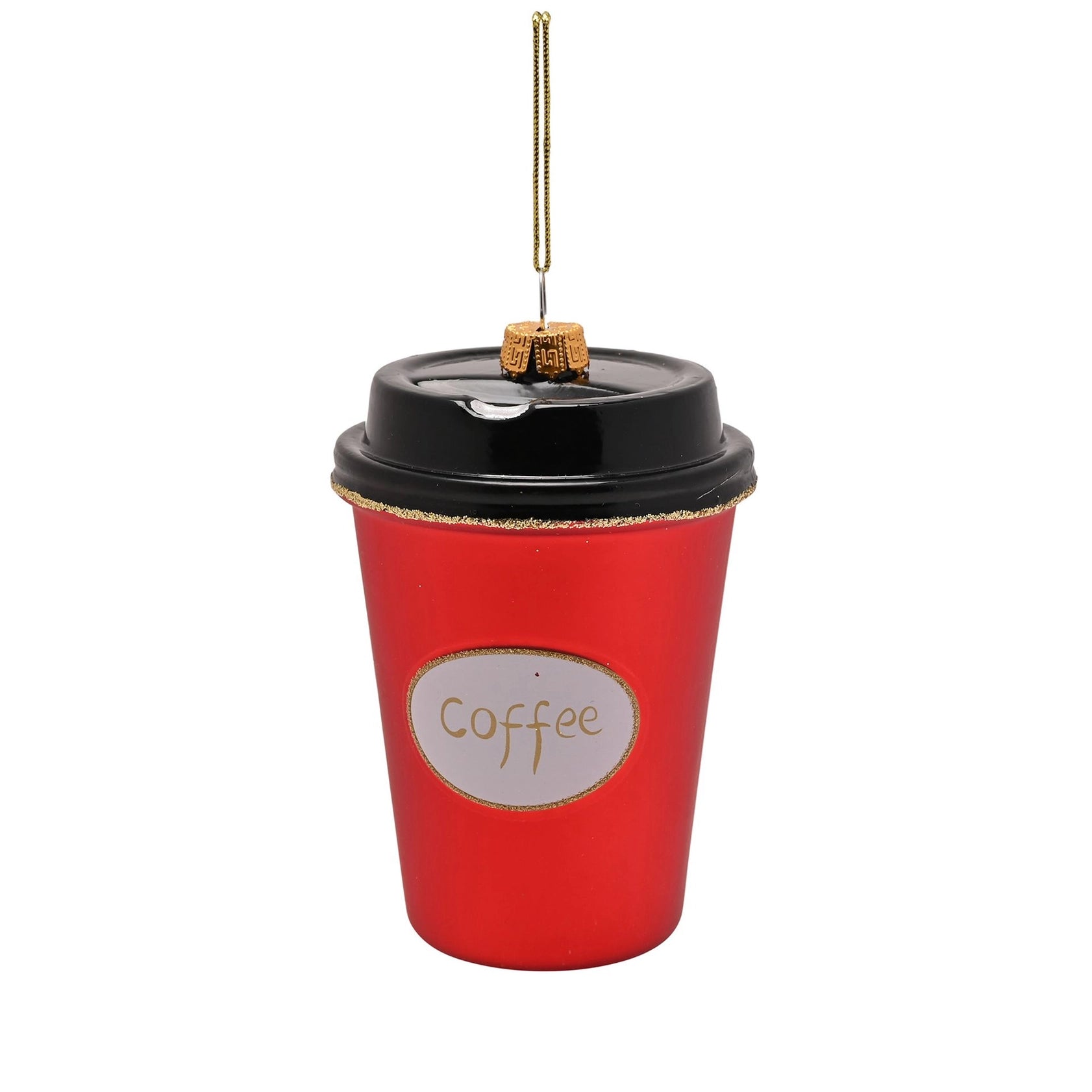 Kerst hangornament koffie beker 