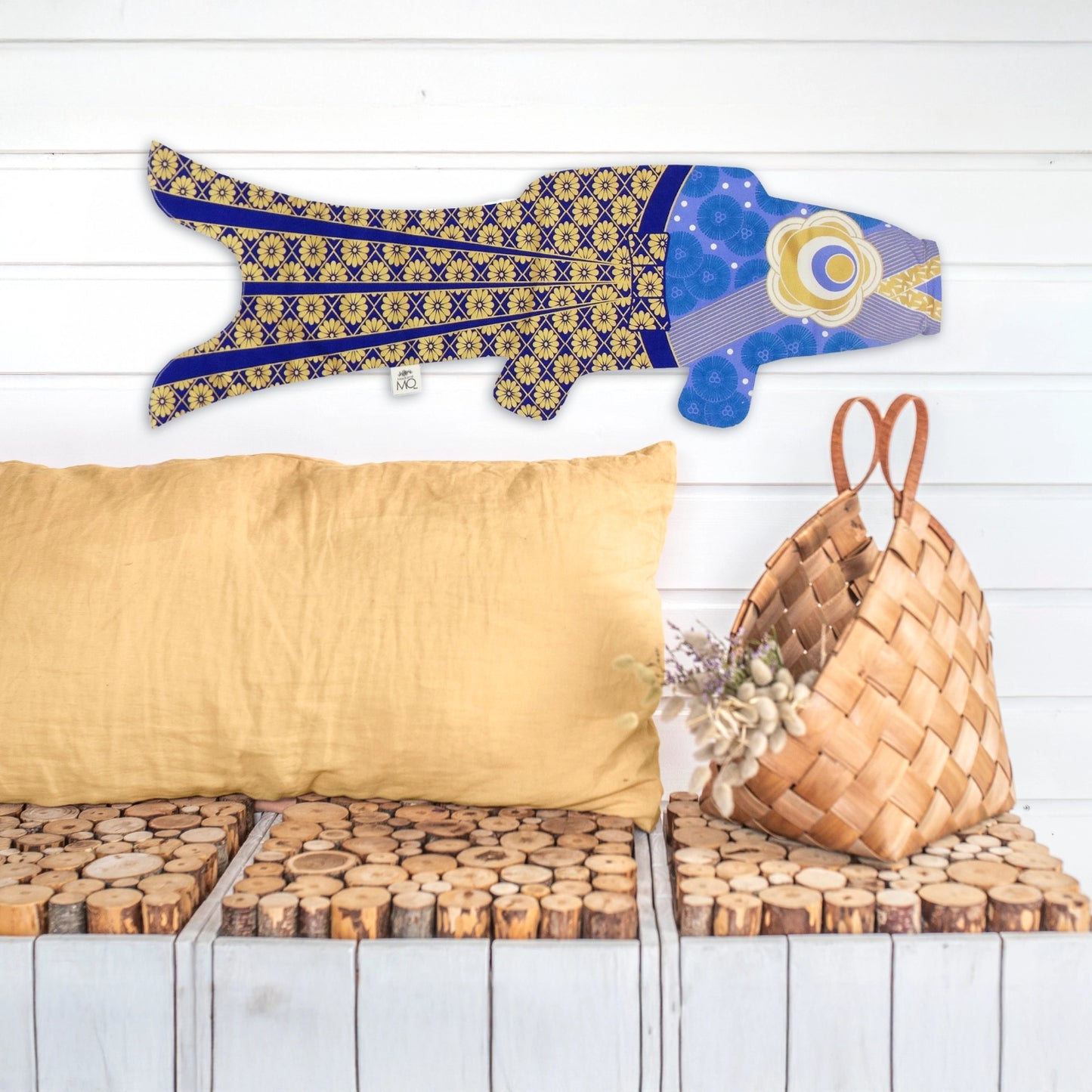 Kleurrijke Koinobori - Japanse karper - M