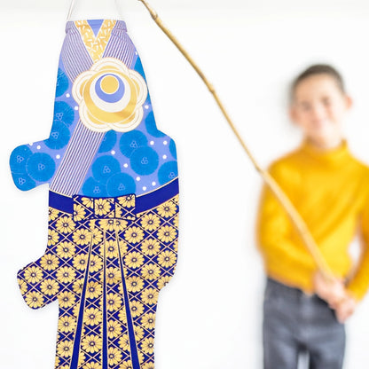 Kleurrijke Koinobori - Japanse karper - M