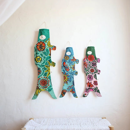 Japanse Koinobori wandhanger 