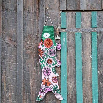 Tuindecoratie Japanse karper windsok 