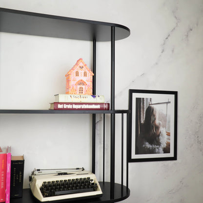 LED snoephuisje in roze en oranje 