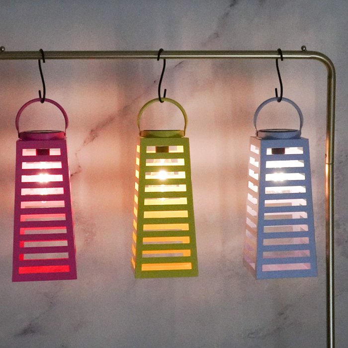 Metalen solar lantaarn voor buiten