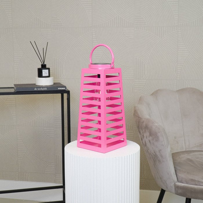 Metalen solar lantaarn voor buiten