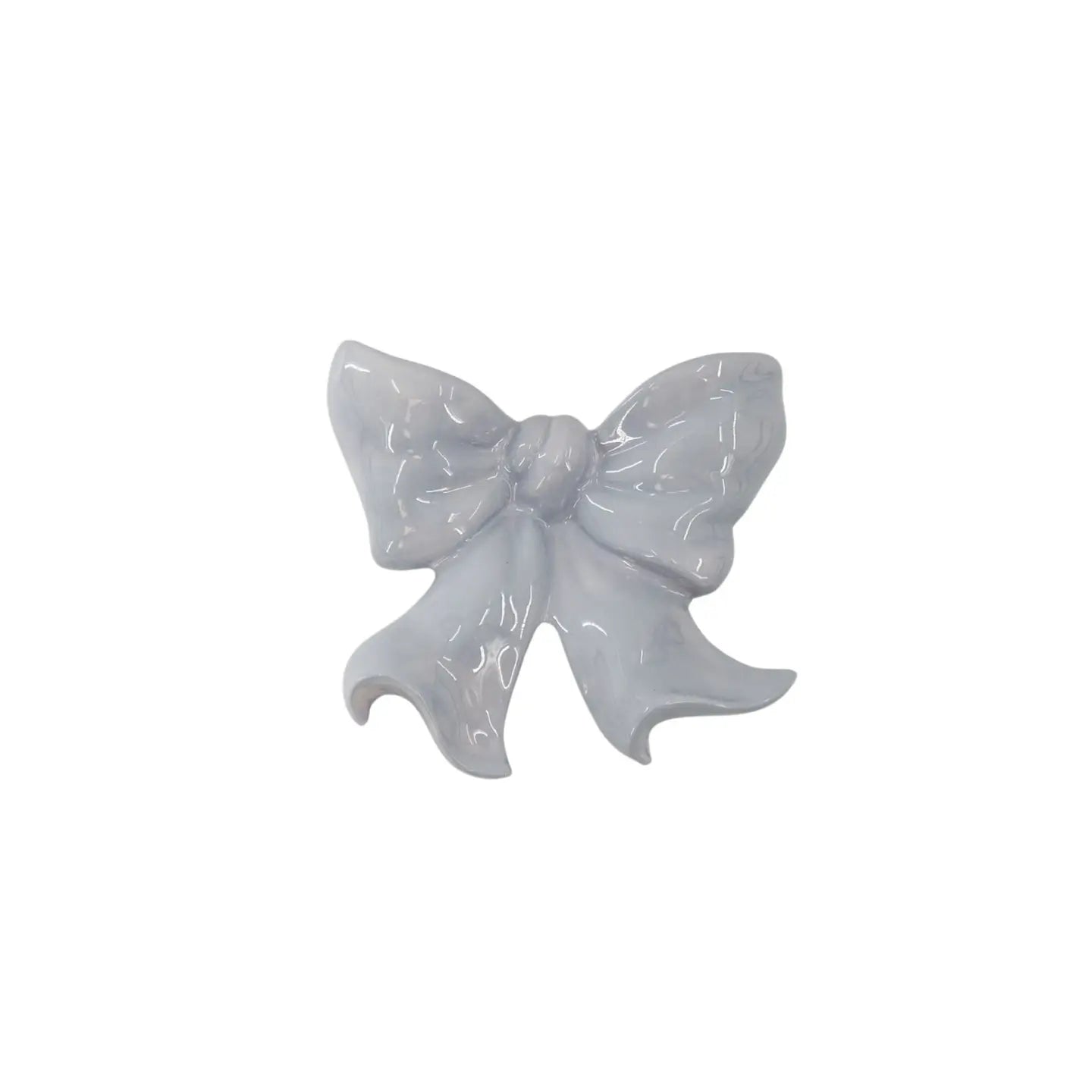 Wandvaas strik. Vaas om op te hangen in de vorm van een strik. Lila 