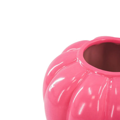 Wervelvaas roze. Ronde vormen. Keramiek 