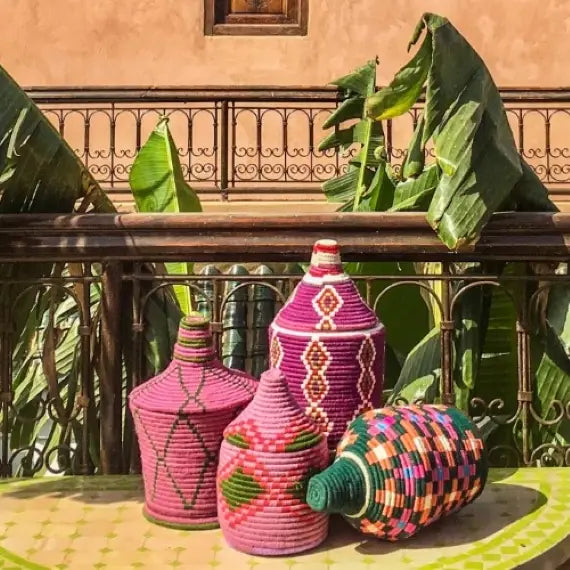 Handgeweven Berbermanden bij Miss Color 