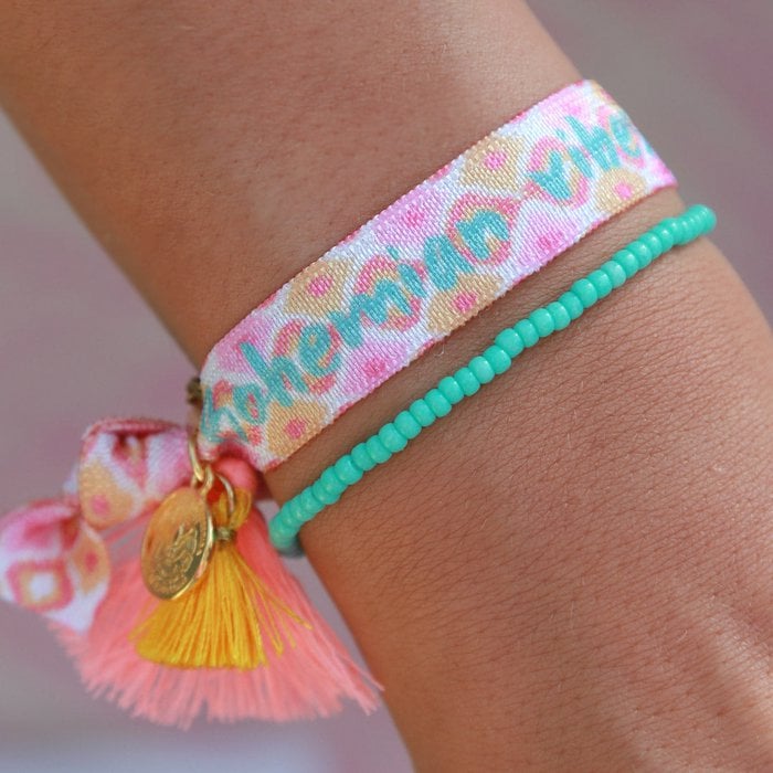 Love Ibiza armbanden setje mint 